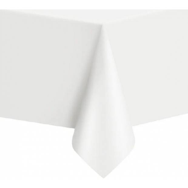 Weißes Tischtuch 274x137cm