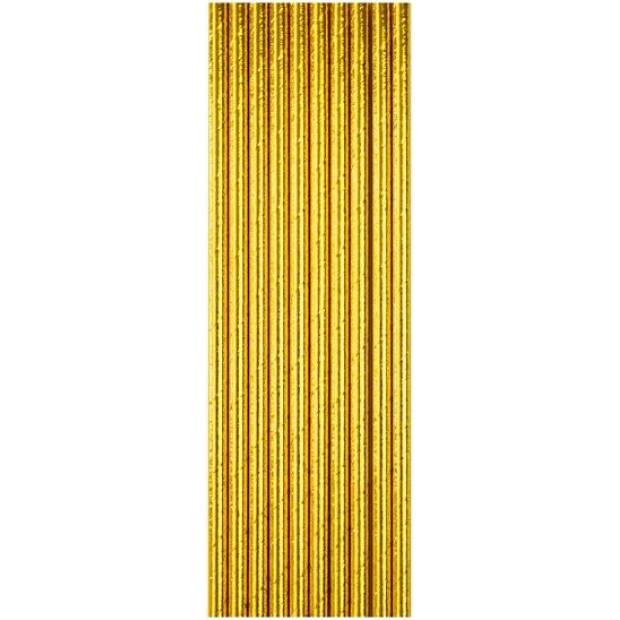 Strohhalme gold 10Stück 20cm