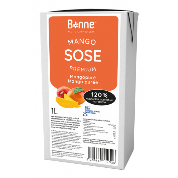 Fruchtpüree 120% Mango 1l