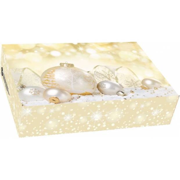 Faltbare Weihnachts-Bonbondose 22x15x5cm