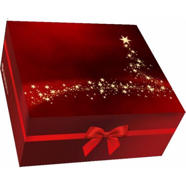 Bonbondose rot 22x20x9,7cm