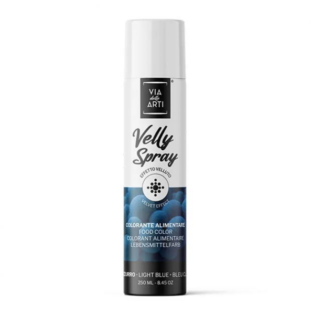 Spray mit Samteffekt 250ml hellblau