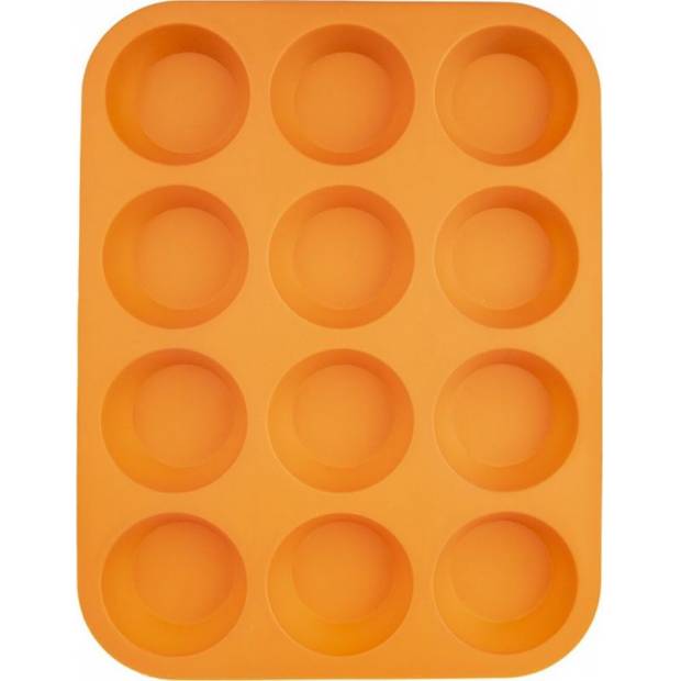 Orion Silikon-Muffinform orange (für 12 Stück)