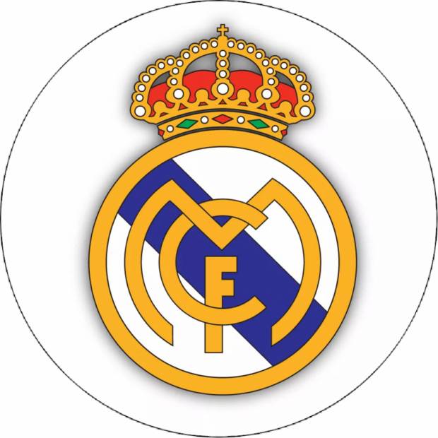 Essbares Papier Real Madrid Logo 19,5 cm