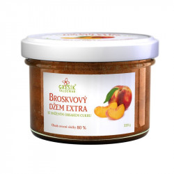 Pfirsichkonfitüre extra mit reduziertem Zucker 220g