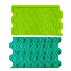 Silikon-Strukturunterlage Geometric