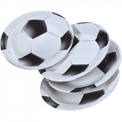 Papierschalen 23cm 8Stk Fußball