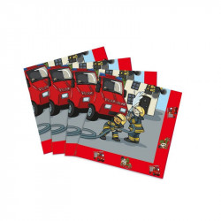 Papierservietten Feuerwehrleute 33x33cm 20Stk