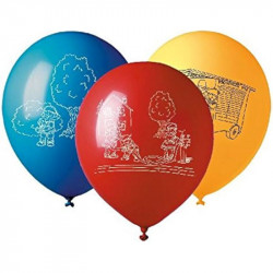 Latexballons Feuerwehrleute 7 Stück