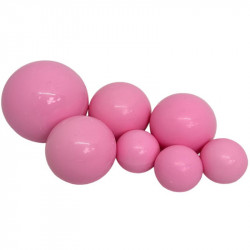 Schokoladenkugeln 7 Stk rosa