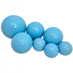 Schokoladenkugeln 7 Stück blau