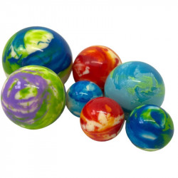 Schokoladenkugeln 7 Stück Weltraum Planeten