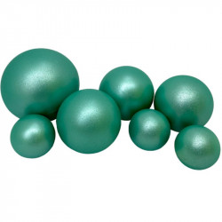 Schokoladenkugeln 7 Stück Smaragdgrün