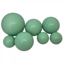 Schokoladenkugeln 7 Stk Mintgrün