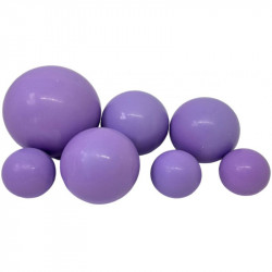 Schokoladenkugeln 7 Stk lila