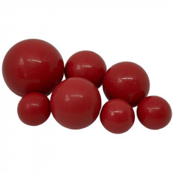 Schokoladenkugeln 7 Stk rot