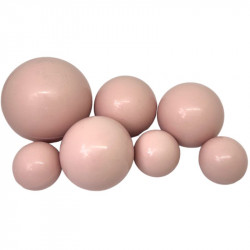 Schokoladenkugeln 7 Stuk, hautfarbig