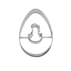 Ei/Huhn in der Schale 38x54 mm