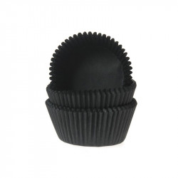 Schwarze Muffinförmchen 1000Stück 50x33mm