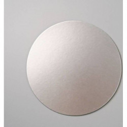 Kuchenstern Kuchendeckel dünner silberner matter Kreis 22 cm (1 Stück)