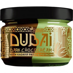 Nébar Dubai dunkle Schokoladencreme mit Pistazien und Kadayif (180 g)