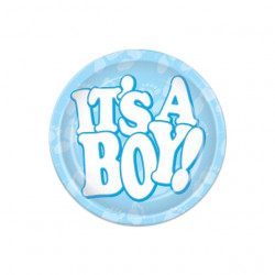 Pappteller Es ist ein Junge 23cm 10St.