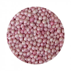 Zucker-Reis-Perlen rosa Perle 7mm 1kg