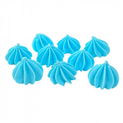 Mini-Meringues blau 9 Stück