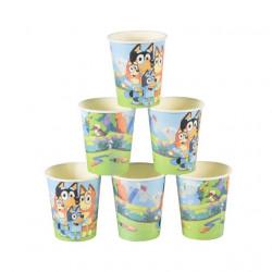 Pappbecher 10Stk. Bluey