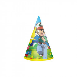 Party-Papier Pokémon Kappe 6pcs
