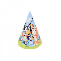 Party Papiermütze Hunde Bluey 6pcs