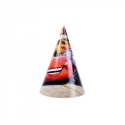 Pappkarton Party-Mützen Cars 6 Stück