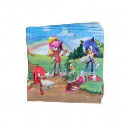 Papierservietten 33x33 cm 10 Stück Igel Sonic