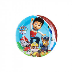 Party-Pappteller, 22 cm, 10 Stück, Paw Patrol