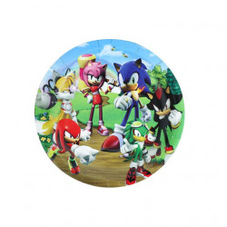 Party Pappteller 22cm 10pcs Sonic der Igel