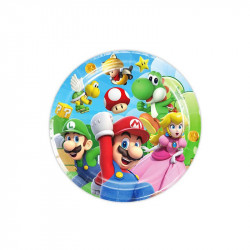 Party Pappteller 22cm 10Stk Mario