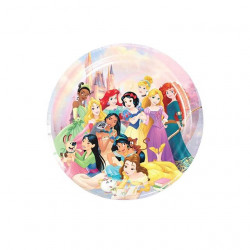 Pappteller aus Pappkarton 22 cm 10 Stück Prinzessin