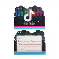 Geburtstagseinladung 10pcs Tik Tok