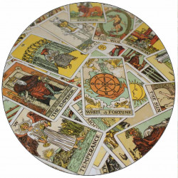 Essbare Tarotkarten aus Papier 19,5 cm
