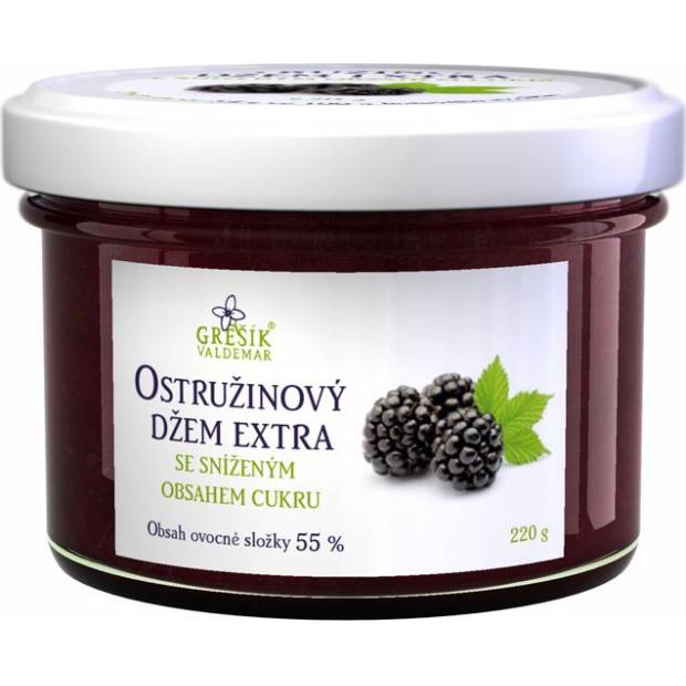 Brombeerkonfitüre extra mit reduziertem Zucker 220g