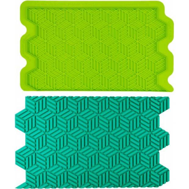 Silikon-Strukturunterlage Geometric