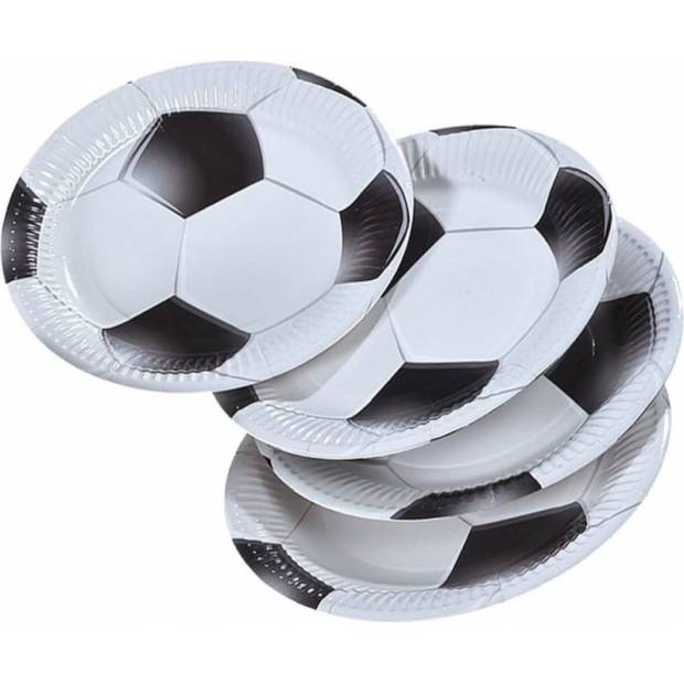 Papierschalen 23cm 8Stk Fußball