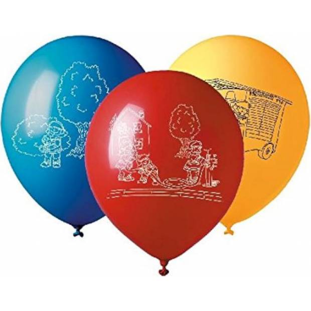 Latexballons Feuerwehrleute 7 Stück