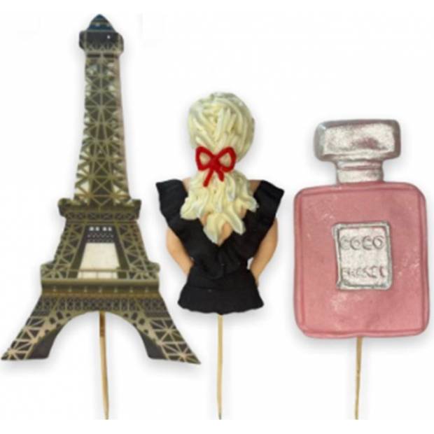 Zuckerfigur Mädchen in Paris Blondina