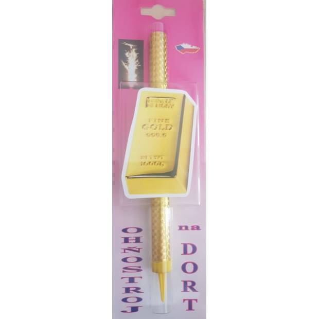 Kuchenbrunnen goldener Ziegelstein - 1pc