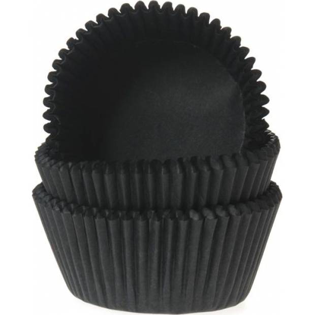 Schwarze Muffinförmchen 1000Stück 50x33mm