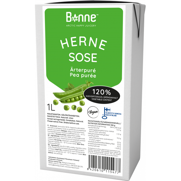 Pyré 120% Hrášek 1l - Bonne