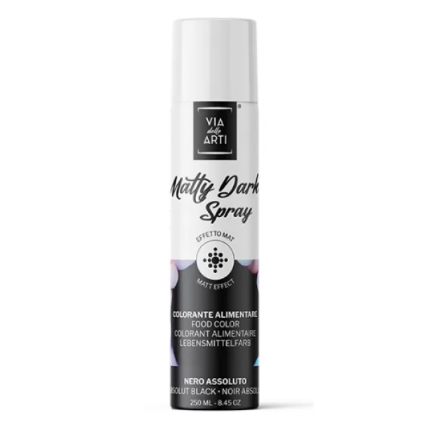 Matte Sprühfarbe schwarz 250 ml