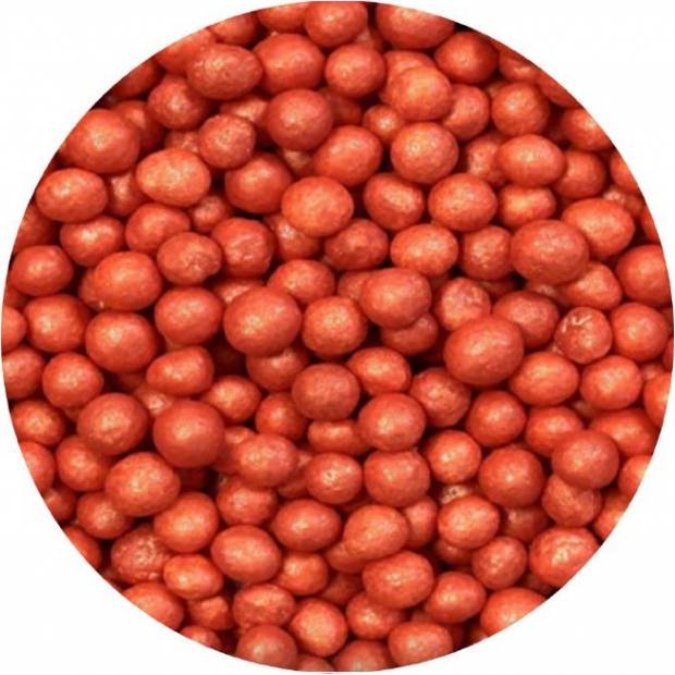 Zucker-Reis-Perlen rot 5mm 1kg