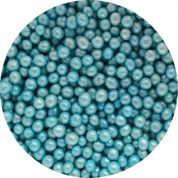 Zucker-Reis-Perlen blau Perle 5mm 1kg